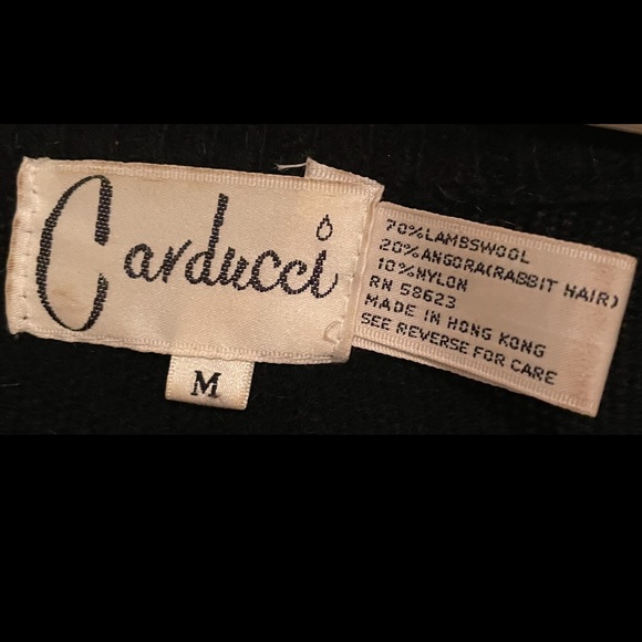 Carducci Sweater Medium with sequins and beading all over the front. - Picture 3 of 5